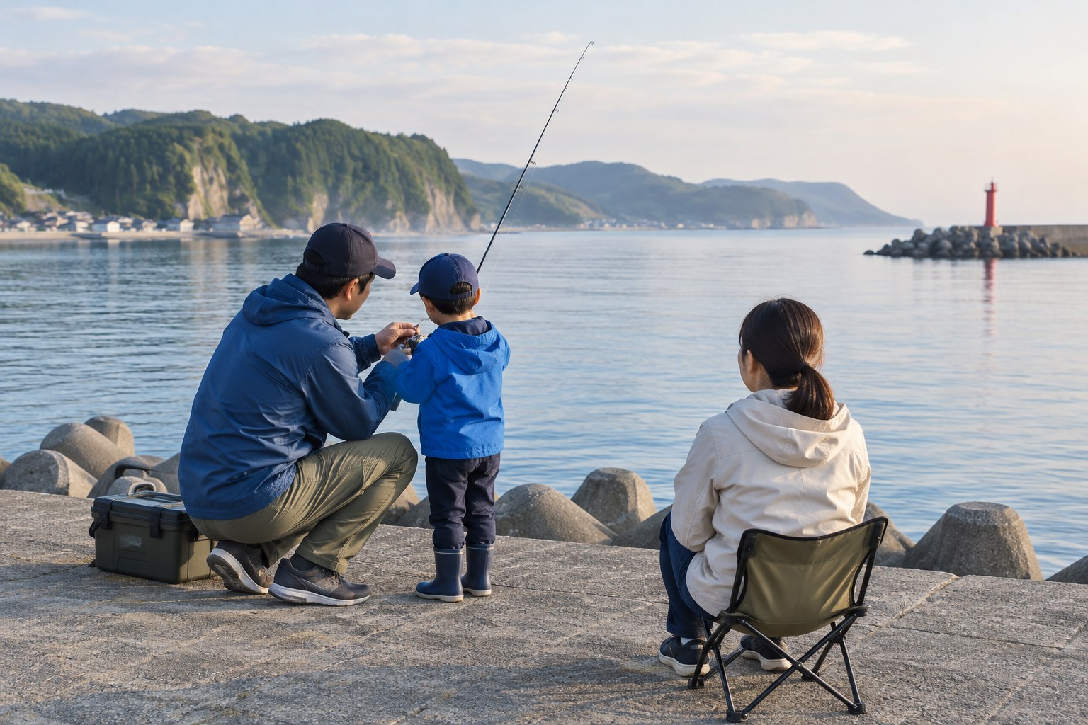 家族を釣り好きにする作戦。自分は釣らずにお世話役に徹した理由